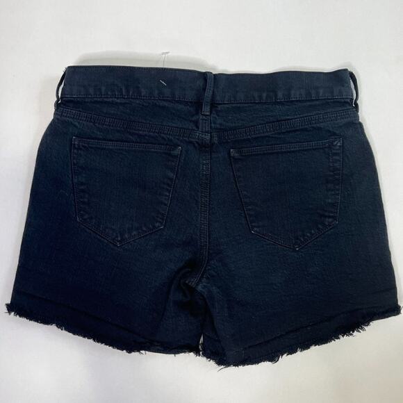 Madewell Cuffed Black Jean Shorts Size 25 - Picture 2 of 8